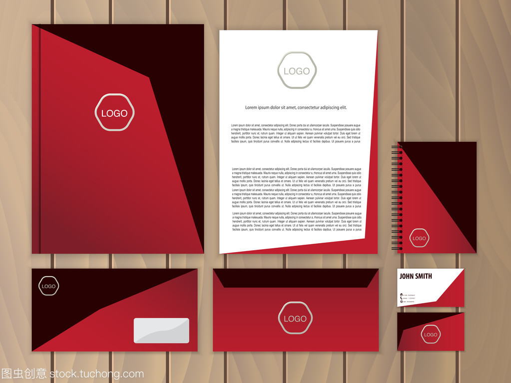 創(chuàng)意的企業(yè)形象 基于矢量信紙設計模板的綜合解決方案